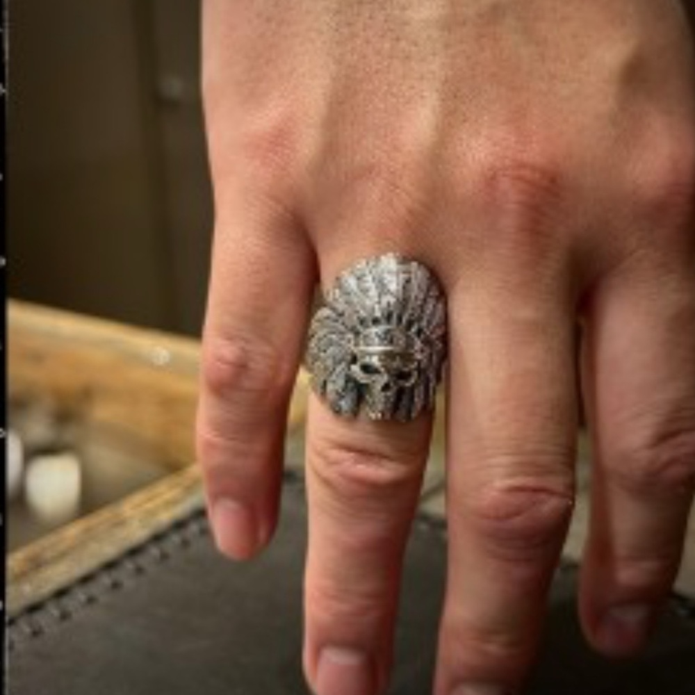 Crazy Pig Designs Ring - Wounded Knee - Picture 3 of 5
